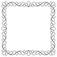 Feathered frame elements bundle